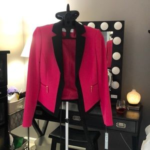 Tahari Hot Pink 0P Blazer